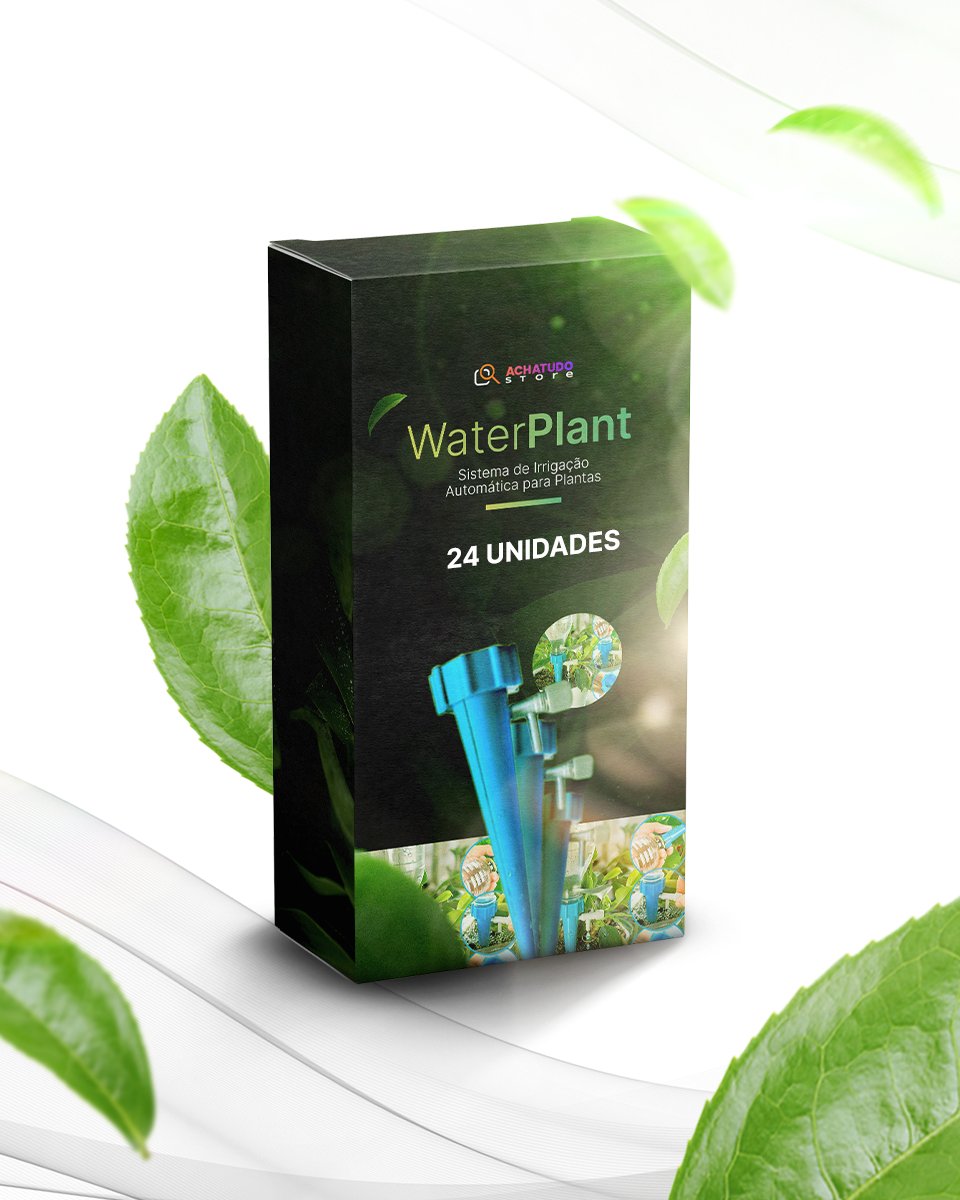 WaterPlant - Kit de Irrigação Automática! - Casa Bela