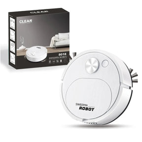 Aspirador de pó robô varredor USB 3 em 1 inteligente sem fio - Casa Bela