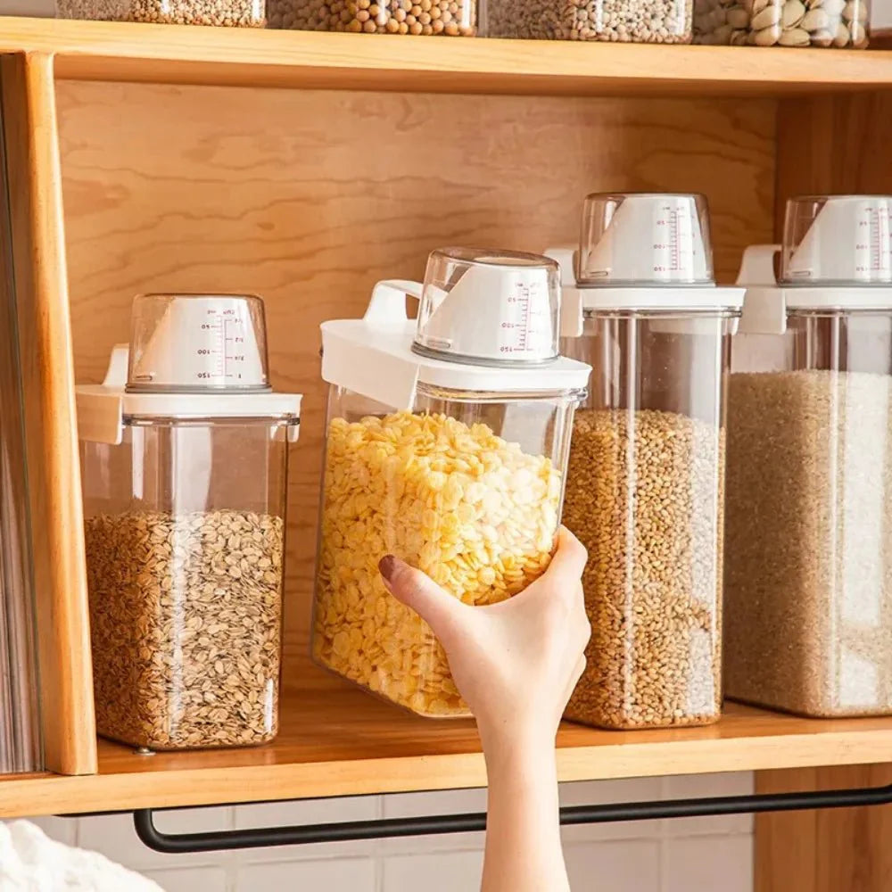Pote Hermético para Armazenamento com medidor - Casa Bela